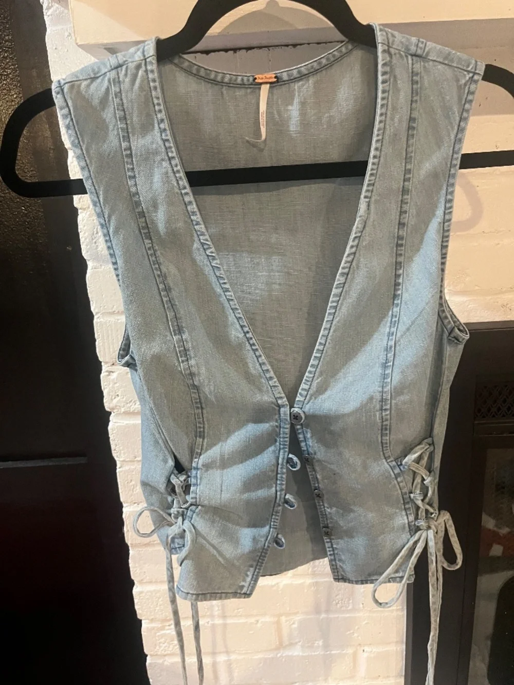 Free People | Denim Vest | XS - Picture 3 of 7
